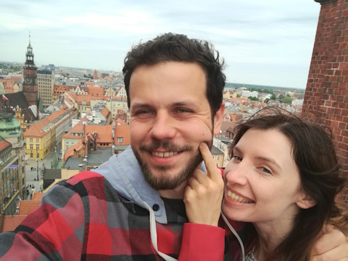 Happy couple
